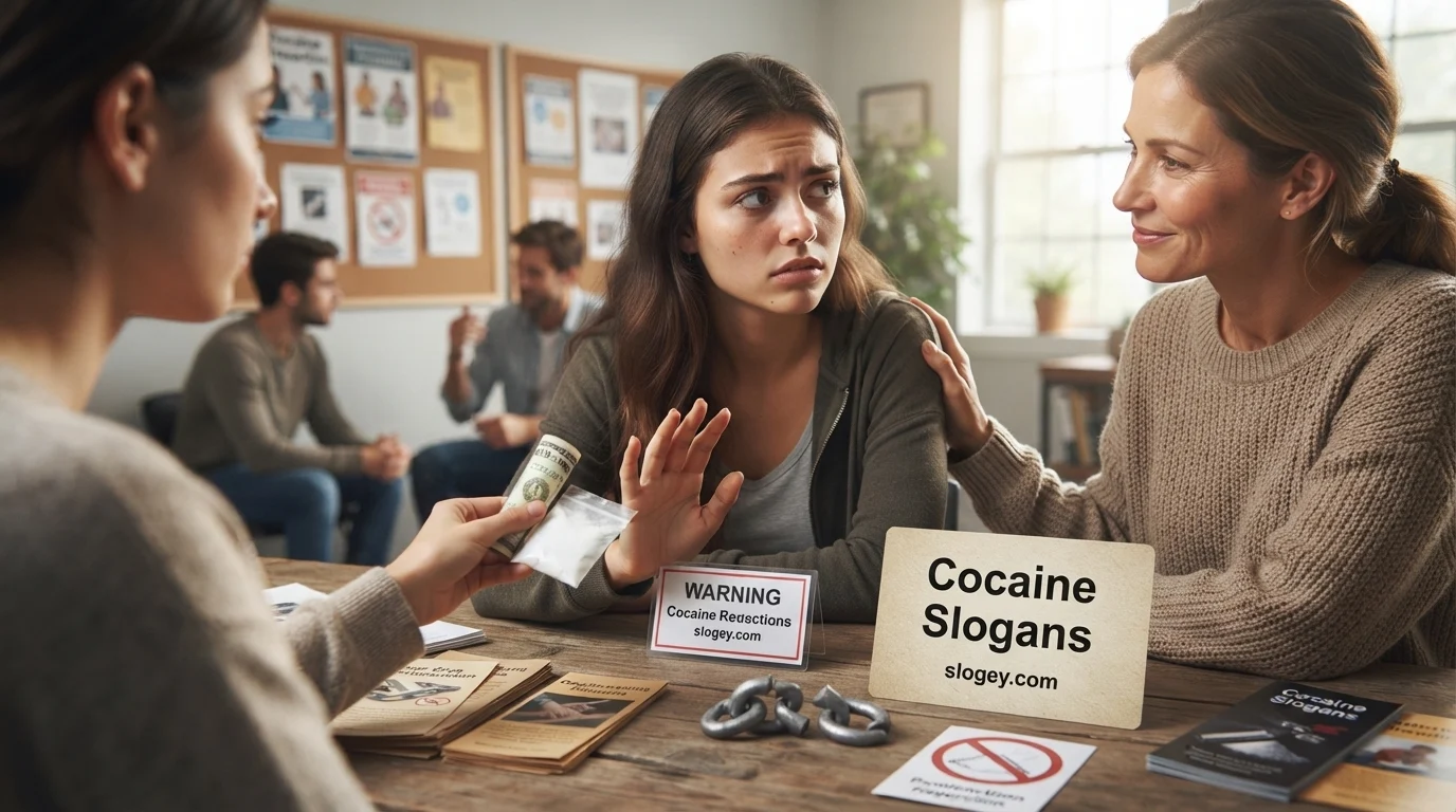 Cocaine Slogans