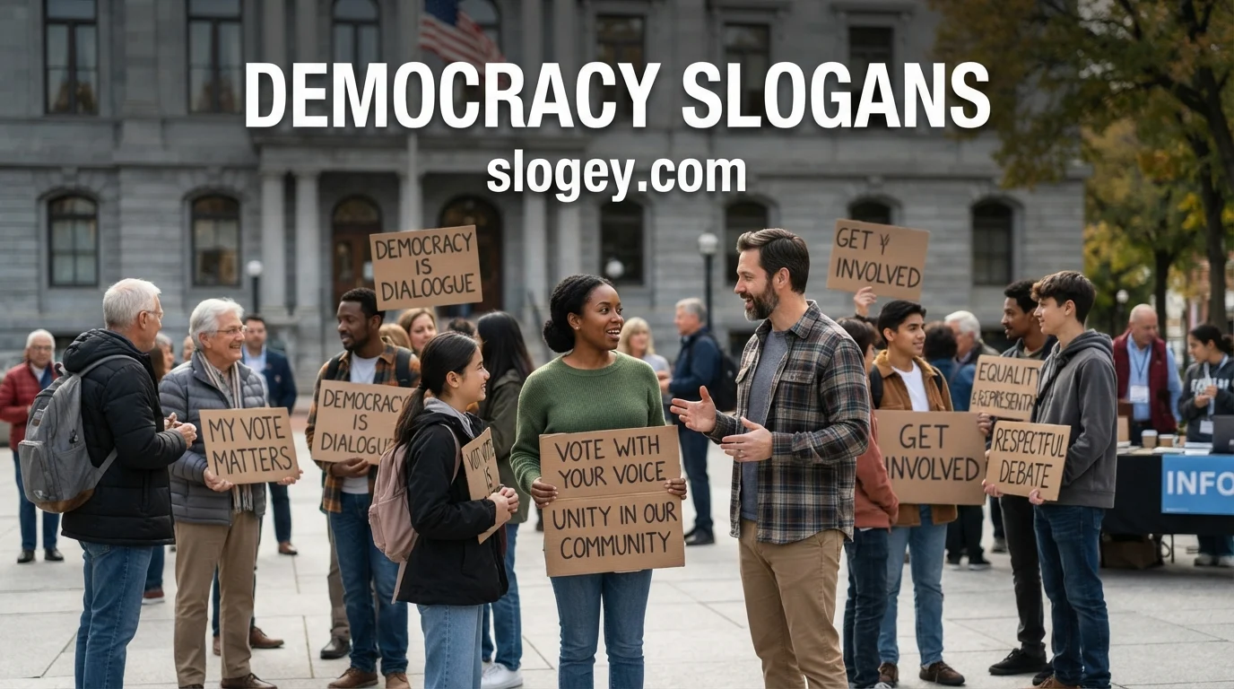 Democracy Slogans