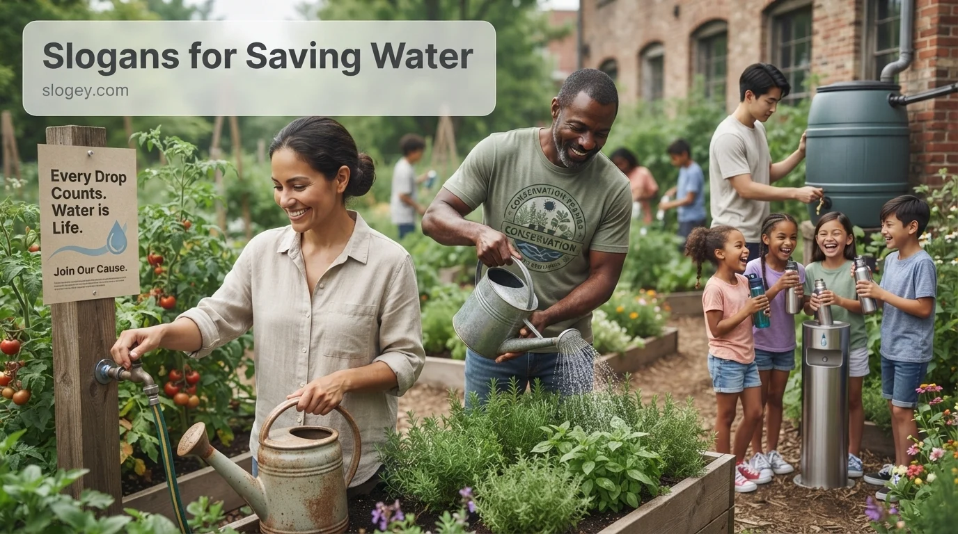 Slogans for Saving Water