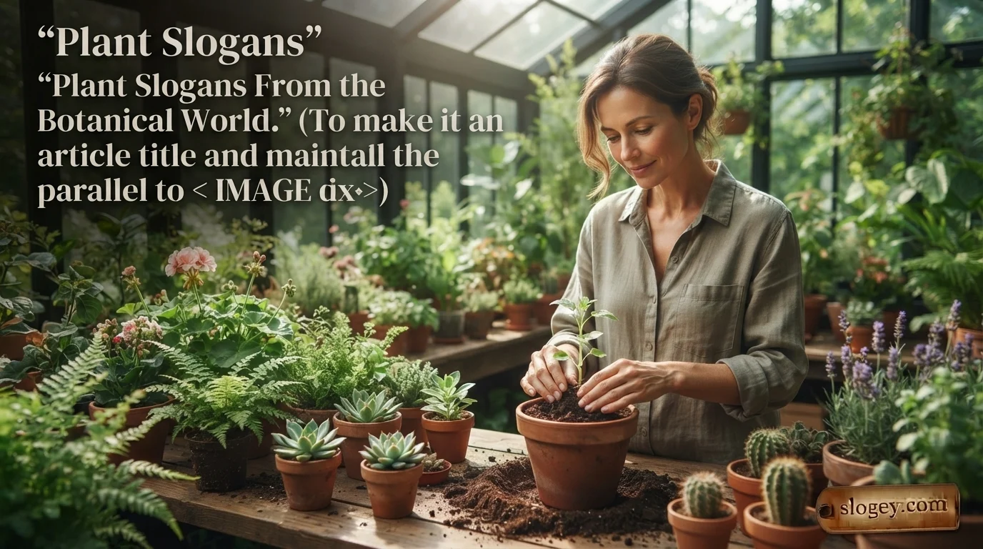 Plant slogans