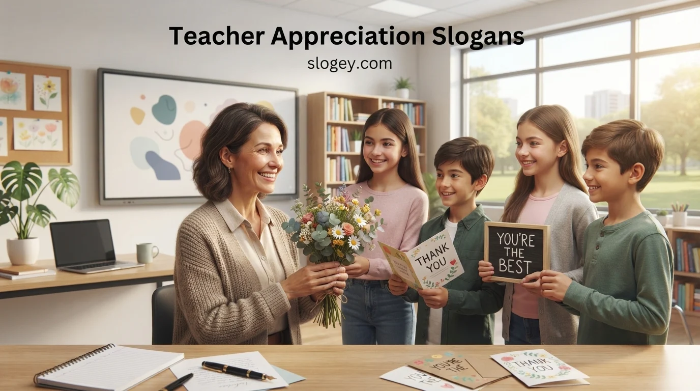 Teacher Appreciation Slogans