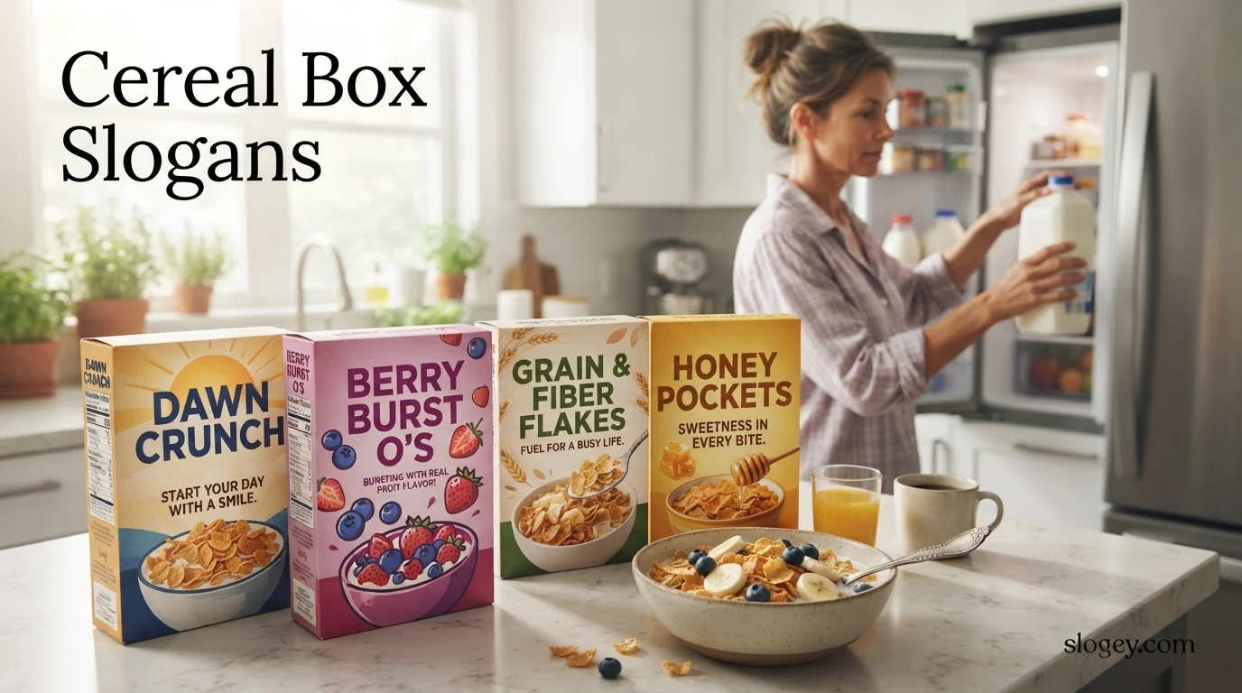 Cereal Box Slogans