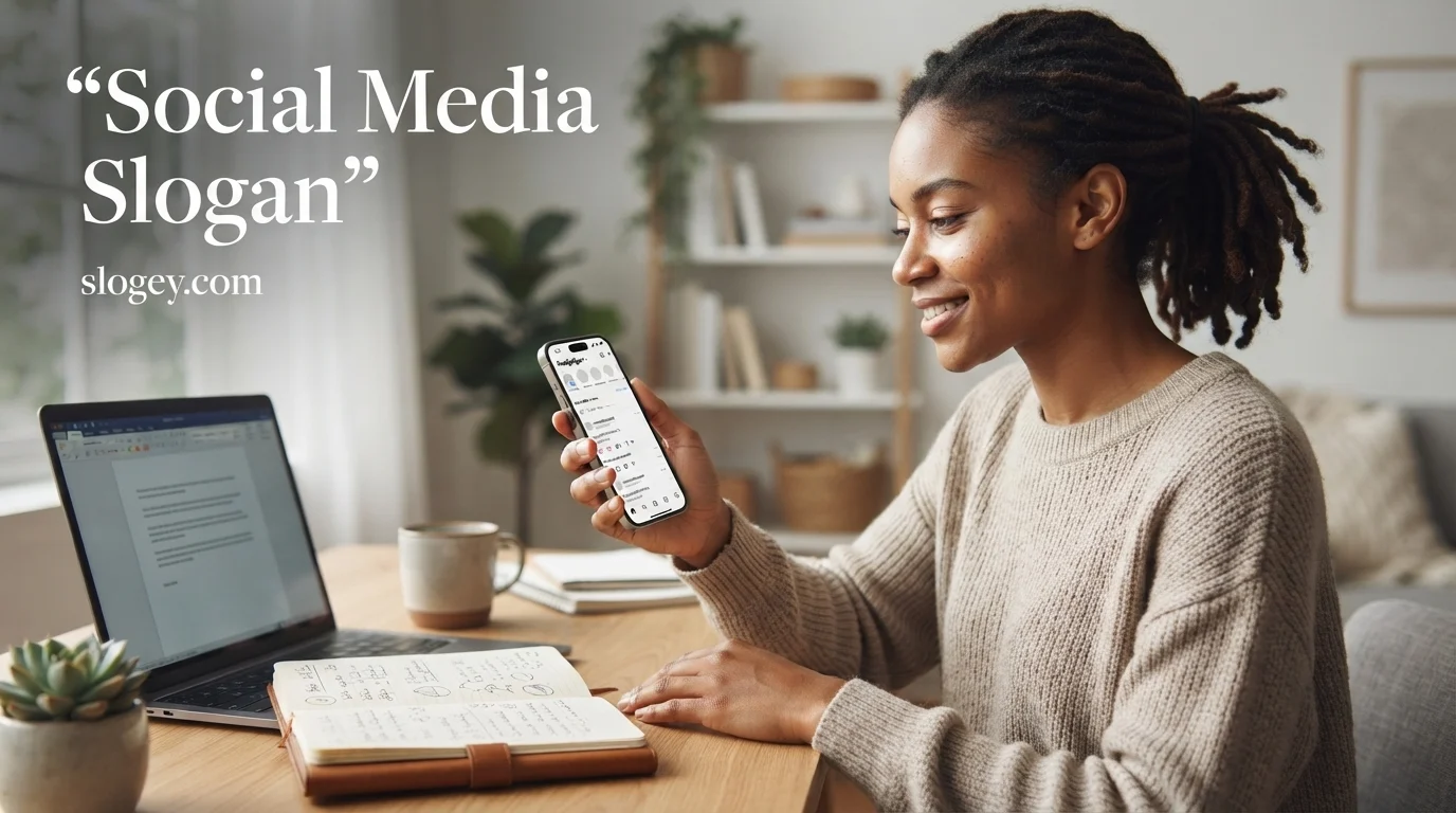 Social Media Slogan